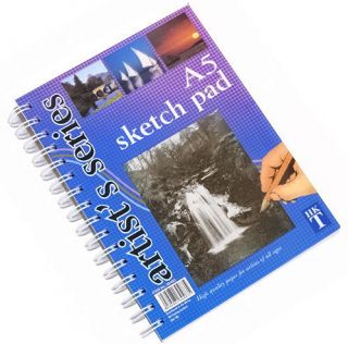 A5 Artist Art Drawing Sketch Sketching Pencil Charcoal Pad Book White 