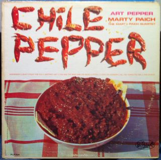 Art Pepper Marty Paich Chile Pepper LP VG PLP 829 RARE Mis Press Label 