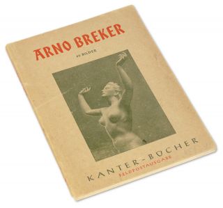 Vintage Book of German Arno Breker w 60 Photos Sculptor Germany Busts 