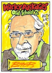 ARTY ART S., Wacky Packages caricature by Bhob (original Old School 2 