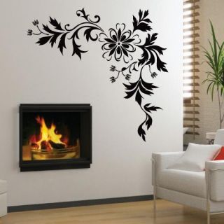 Large Stylish Flower Mural Art Wall Stickers Vinyl Decal Home Room 