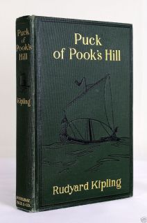 Puck of Pooks Hill by Rudyard Kipling Illus Arthur Rackham 1st 1st US 