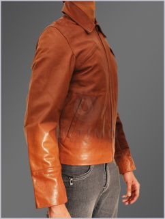 Inception Arthur Cow Hide Vintage Brown Leather Jacket BNWT All Sizes 