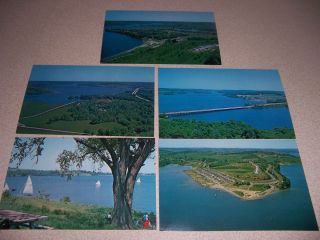 Lake Arthur Moraine State Park Butler New Castle PA Vintage Postcard 
