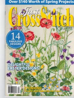 Cross Stitch Just CrossStitch Magazine March April 2010