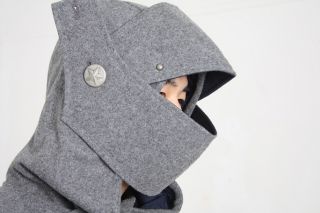 Arthur Knight Medieval Armor Pullover Hoodie(100% Handmade Wool)