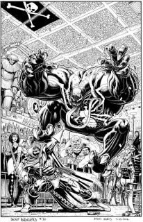 Arthur Adams Secret Avengers 30 Cover Marvel Comics
