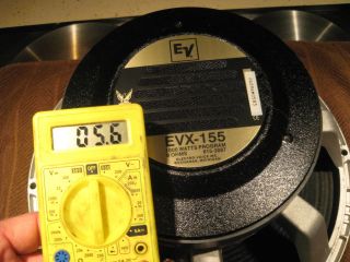 ELECTRO VOICE EVX 155 SPEAKER [15 inch replacement speaker 