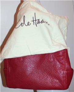   Leather Tote Satchel Handbag Ashlyn B36709 Burgundy Beaujolais