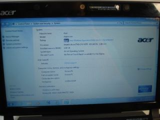 Acer Aspire One 10 1 Netbook Windows 7 250GB 1GB Atom 1 6 GHz D250 