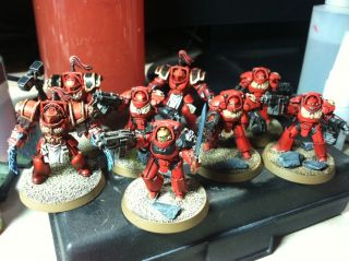   Award Winning Pre Heresy Blood Angels Complete Diorama and Army