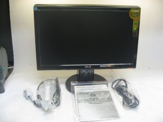 Asus VH 197D 19 Widescreen LED LCD Monitor Black