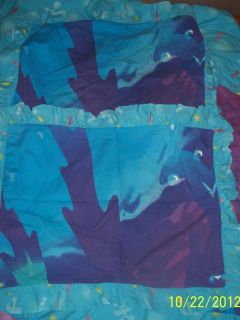 Ariel Little Mermaid Bedding Pillow Sheet Set Comforter Shams Curtains 