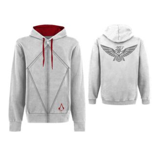 Official Assassins Creed III 3 Logo Hoodie White Size XL New 