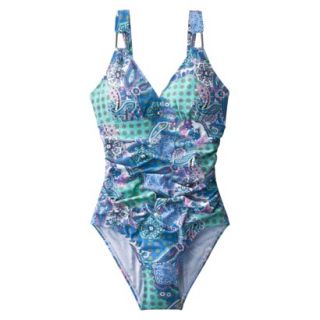 ASSETS® by Sara Blakely® Womens 1 Piece Swimsuit   Paisley Print 