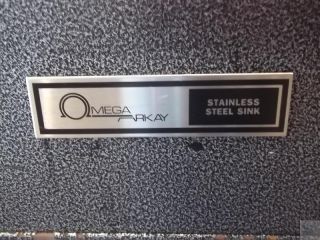 Omega Arkay 6 Stainless Steel Photographic Darkroom Development Sink 