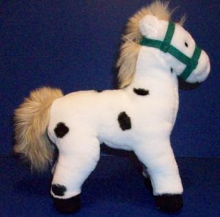 Pippi Longstockings Horse Plush Spotted White Swedish Stuffed Animal 