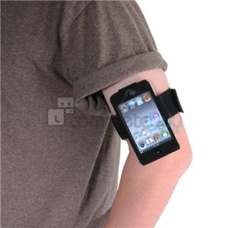 Black Gym Armband for Apple iPod Touch 4th 4 Generation