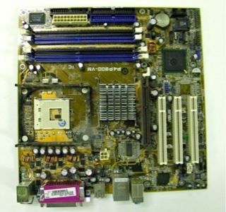 Asus P4P800 VM Motherboard Intel P4 Socket 478 VGA MATX Tested AGP 