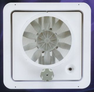   Single Speed Vortex High Velocity RV Roof Vent Fan Upgrade Kit