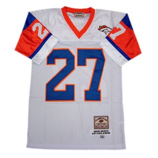 Steve Atwater 27 Denver Broncos Throwback White Sewn Mens Size Jersey 