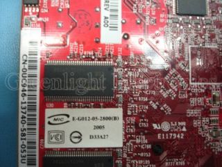 ATI Radeon X300 X550 X1050 128MB PCI E VGA DVI Card E G012 05 2800 B 