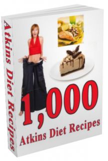 1000 Atkins Diet Recipes   243 page   ebook pdf