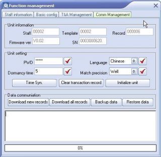 Biometric Fingerprint Employee Attendance Time Clock