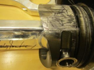 Ashley Force Autographed Funny Car Rod Piston Combo