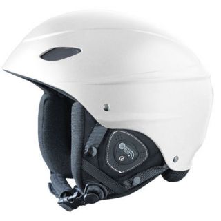 Demon Phantom Ski Snowboard Helmet with Audio White