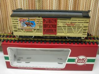 LGB #41682 Sound Stock Car,Wild West Rodeo with Horse Sounds.