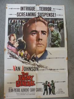   1960 Van Johnson in “The Enemy General” Jean Pierre Aumont