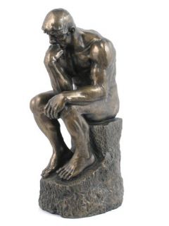   The Thinker Statue 9H Figurine by Auguste Rodin Sculpture