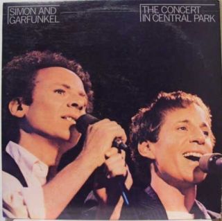 Paul Simon Art Garfunkel Concert in Central Park 2 LP VG 2BSK 3654 w 