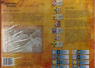 1805 Napoleonic Battles Austerlitz Wargame Board Game