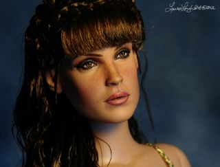   Doll Repaint Inspired by Gemma Arterton OOAK by Laurie Leigh