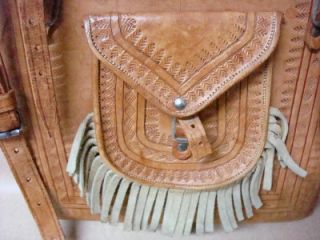 Artesian Handmade Leather Messenger Bag or Shoulder Purse