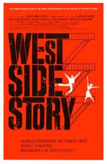 Broadway Show Poster West Side Story Bernstein Sondheim