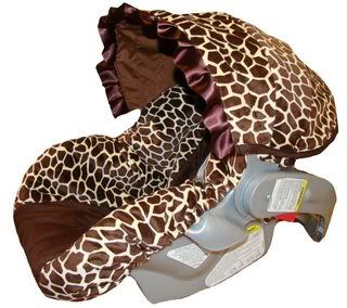 sassy giraffe infant car seat cover