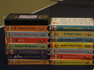 Arthur VHS Lot 15 Movies
