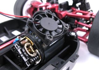 Yeah Racing 540 Motor Heat Sink with Cooling Fans for 1:10 RC Car #YA 