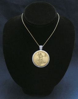 Saint Gaudens Double Eagle Commemorative Medallion Pendant SRB