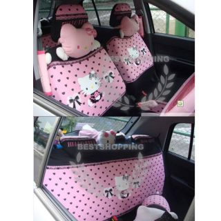   Hello Kitty Lace Car Seat Cover Set Pink Girls Favorite