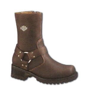 HARLEY DAVIDSON WOMENS Ashby Boots Brown D84188