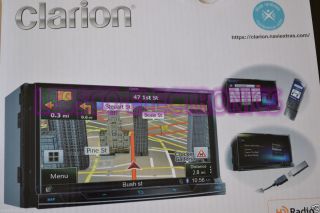 Clarion NX702 7 GPS Navigation Traffic DVD CD SD Pandora Bluetooth HD 