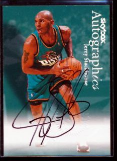   1999 00 Skybox Premium Autographics Autograph Auto UNC Pistons