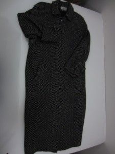 Womens Nice Ashley Scott Wool USA Made Nylon Long Warm Winter Coat 