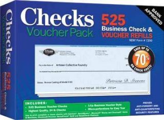  Checks Refill (&Voucher)10127 Form#7200 High Quality 24lb AVANQUEST