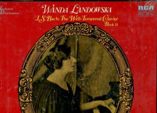 LPS SEALED Wanda Landowska Harpsichord Bach Well Tempered Clavier 