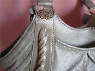 Brighton AVERY TOTE Large Sterling Leather Handbag Purse NWT